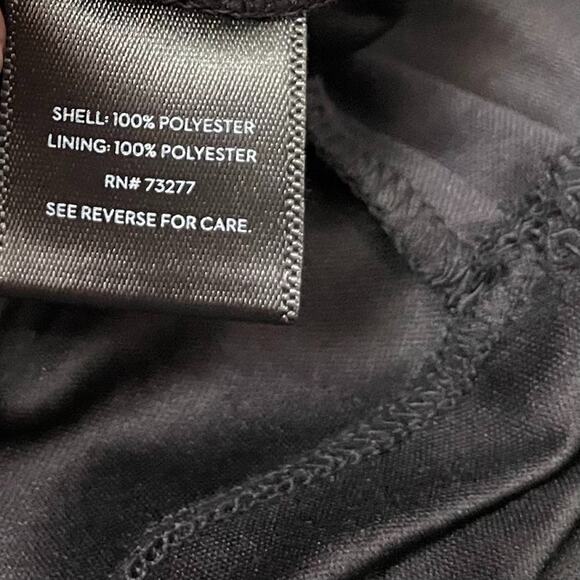 Simply Vera Wang Size XS Black Floral Chiffon Dress Whimsigoth Fairy Romantic - Picture 11 of 16